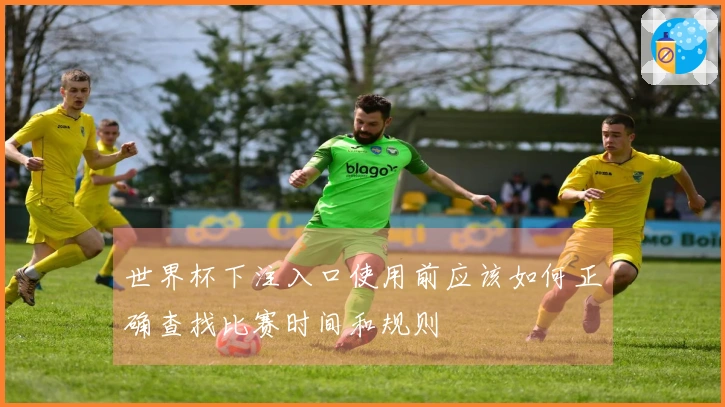 世界杯下注入口使用前应该如何正确查找比赛时间和规则