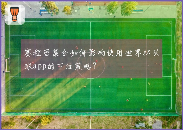 赛程密集会如何影响使用世界杯买球app的下注策略？