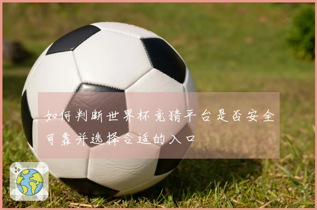 如何判断世界杯竞猜平台是否安全可靠并选择合适的入口