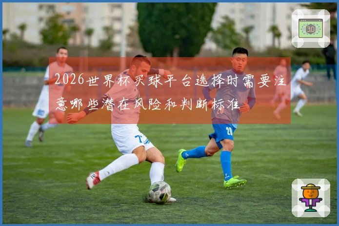 2026世界杯买球平台选择时需要注意哪些潜在风险和判断标准